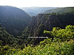 Thale, Hexentanzplatz - Blick zur Rosstrappe