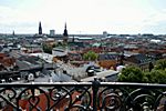 Kopenhagen, Rundetårn - Blick Richtung Christiansborg (Parlament)