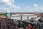 Kopenhagen, Rundetårn - Blick Richtung Frederikskirche