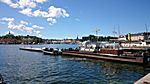 Stockholm; Blick von Gröna Lund Richtung Strandvägen