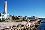 Malmö; Västra Hamnen mit Turning Torso